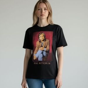 #66 Hal Ketchum 1995 Tour Vintage Wintecking Unisex Black Graphic TShirt, L